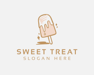 Dairy Sweets Popsicle logo design