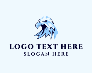 Steppe Eagle - Eagle Bird Aviary logo design