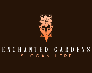 Floral Hands Boutique logo design