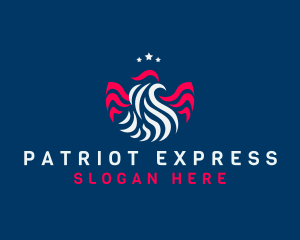 America - Patriot Eagle America logo design