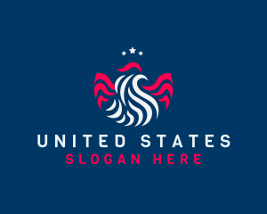 States - Patriot Eagle America logo design