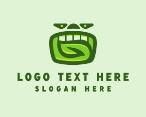 Dentist - Leaf Mexican Wrestler Mask logo design