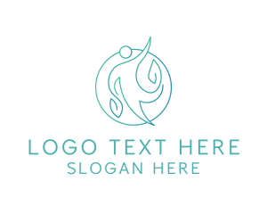 Organic Product - Healthy Person Wellness logo design