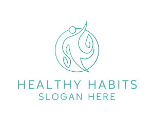 Healthy Person Wellness logo design