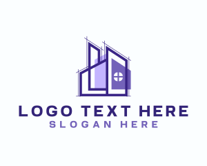 Property Builder - House Building Construction logo design