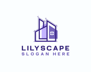 House Building Construction Logo