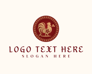 Zodiac - Rooster Zodiac Sign logo design