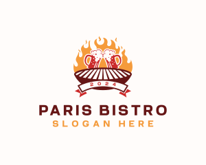 Beer Grill Restaurant logo design