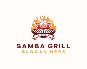 Beer Grill Restaurant logo design