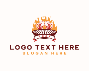 Grill - Beer Grill Restaurant logo design