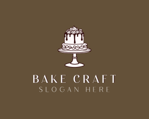 Wedding Cake Culinary logo design