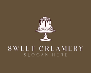 Wedding Cake Culinary logo design