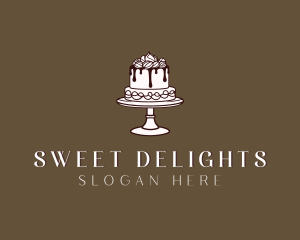 Wedding Cake Culinary logo design