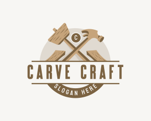 Carpentry Woodwork Workshop logo design