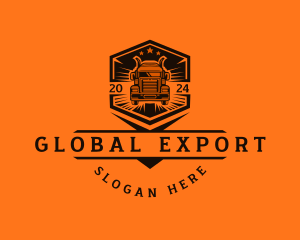 Export - Fast Truck Logistics logo design