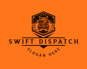 Dispatch - Fast Truck Logistics logo design