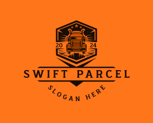 Parcel - Fast Truck Logistics logo design