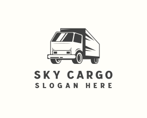 Transport Truck Logistics logo design