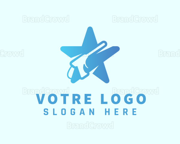 Blue Star Pressure Washing Logo