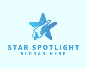 Blue Star Pressure Washing logo design