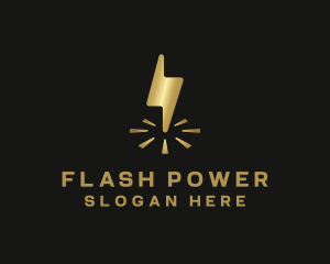 Lightning Spark Power logo design