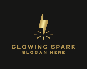 Lightning Spark Power logo design