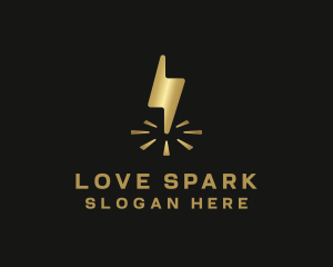 Lightning Spark Power logo design