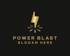 Lightning Spark Power logo design