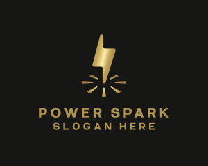 Lightning Spark Power logo design