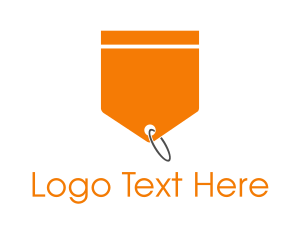 Outlet - Orange Price Tag logo design