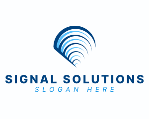 Signal - Wifi Signal Wave logo design