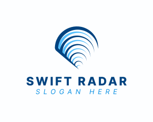 Radar - Wifi Signal Wave logo design