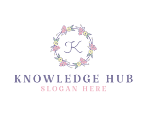 Flower Garland Wedding Planner Logo