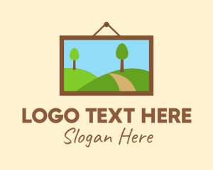 Painting - Environmental Picture Frame logo design