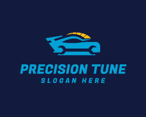 Tuning - Automobile Wrench Garage logo design