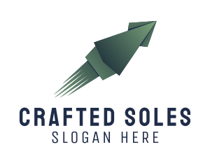 Squid Origami Craft logo design