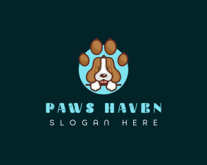 Puppy Dog Paw logo design