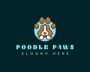 Puppy Dog Paw logo design