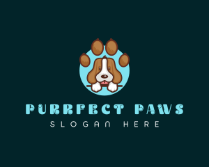 Puppy Dog Paw logo design