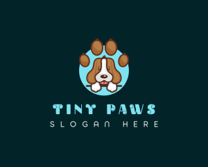 Puppy Dog Paw logo design