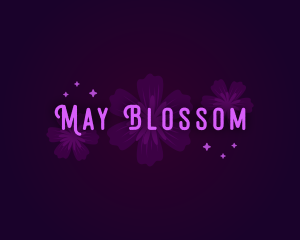 Whimsical Flower Blossom logo design