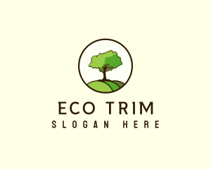 Nature Eco Tree logo design