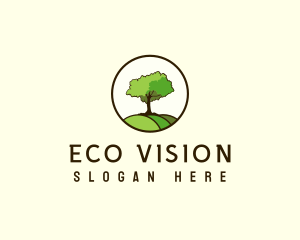 Nature Eco Tree logo design