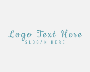 Cursive Fashion Brand Logo