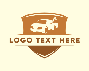 Delivery - Towing Truck Automotive logo design