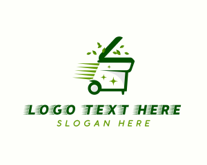 Recycling Bin - Waste Garbage Disposal logo design