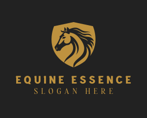 Equine - Equine Horse Shield logo design