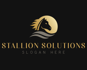 Stallion - Stallion Horse Equestrian logo design