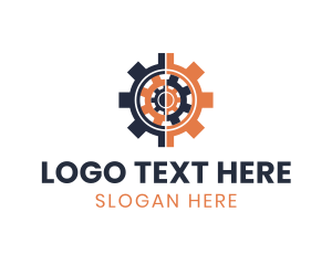 Engineer - Multilayer Gear Cog logo design