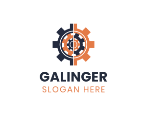 Multilayer Gear Cog  Logo